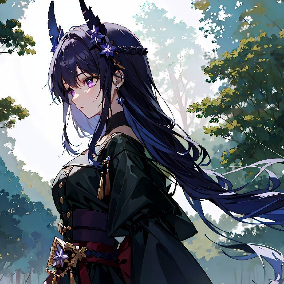 林间少女
